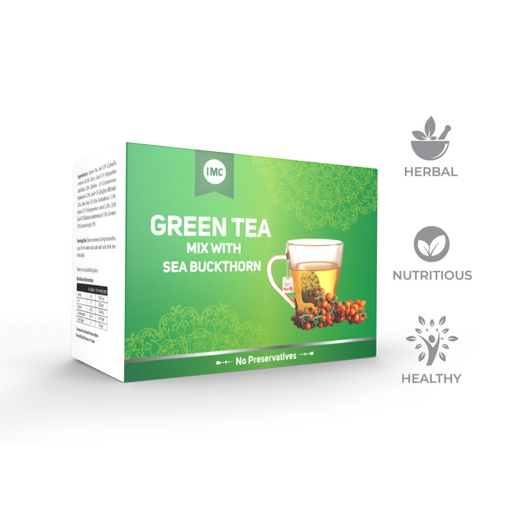 Green Tea Mix With Sea Buckthorn